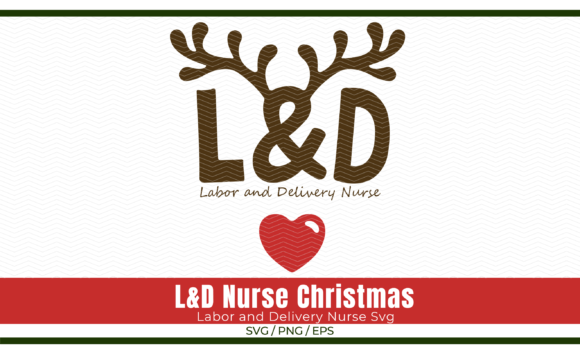 L D Nurse Christmas Svg Graphics & Crafts