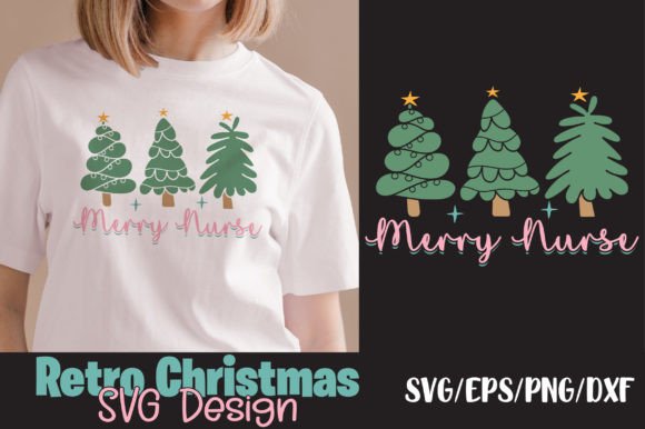 Merry Nurse Retro Svg Graphics and Crafts