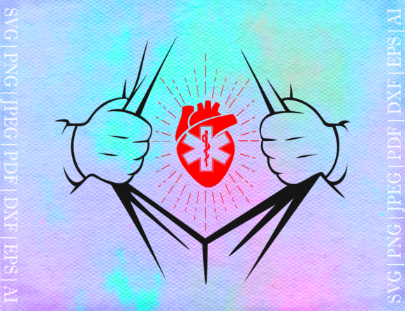 Nurse Heart Svg for Crafts and Graphics