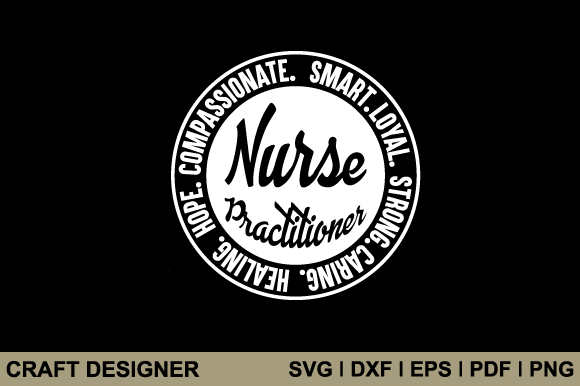 Nurse Practitioner Svg Printable File
