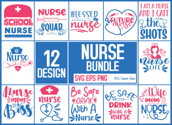 Nurse Quotes SVG Bundle – Graphics and Crafts