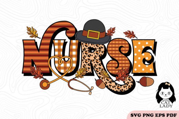 Nurse Thanksgiving SVG PNG for Crafts