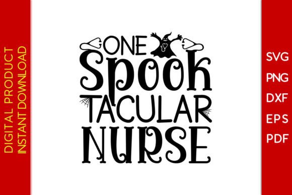 One Spooktacular Nurse Halloween SVG Tee