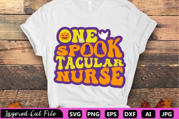 One Spooktacular Nurse RETRO SVG: Graphics and Crafts